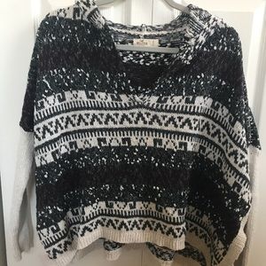 Hollister “pancho like” long sleeved shirt/sweater